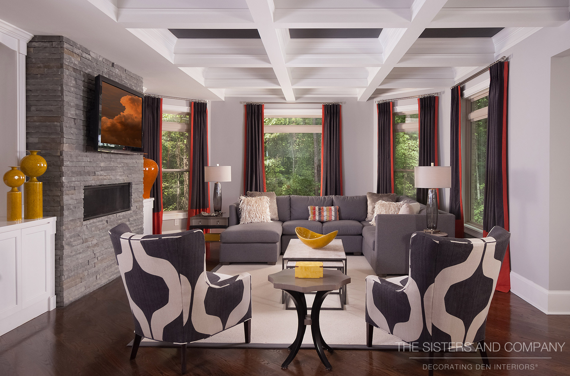 Bold Luxurious Family Room