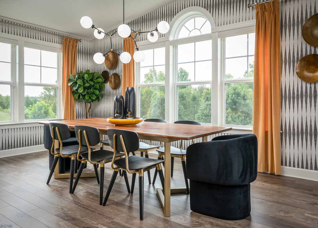 Award-winning dining room in the Decorating Den Interiors annual design competition.