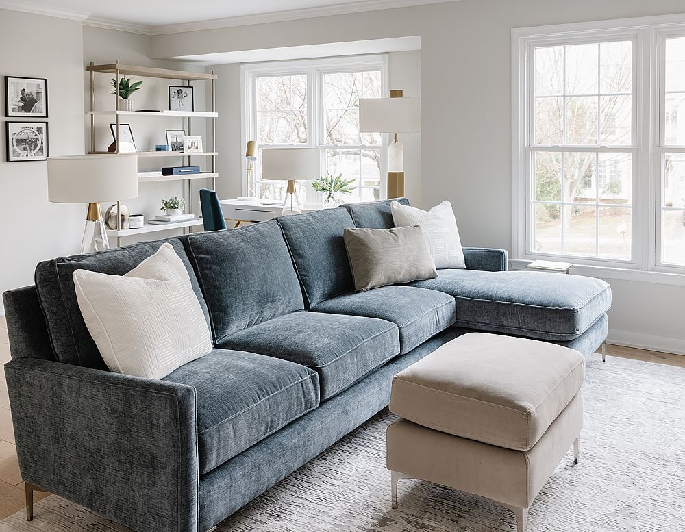 Contemporary home office with clean lines and functional décor. 