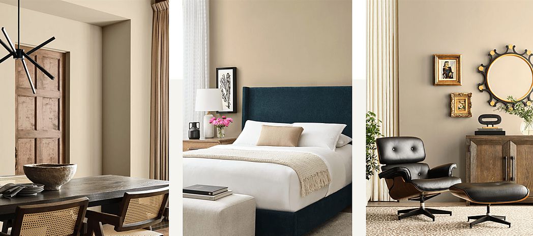 Universal Khaki is Sherwin-Williams’ Color of the Year for 2026, selected by the company’s color experts for its “beautiful balance of livability and longevity.”