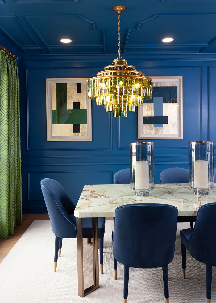 Architecturally Rich Dining Room